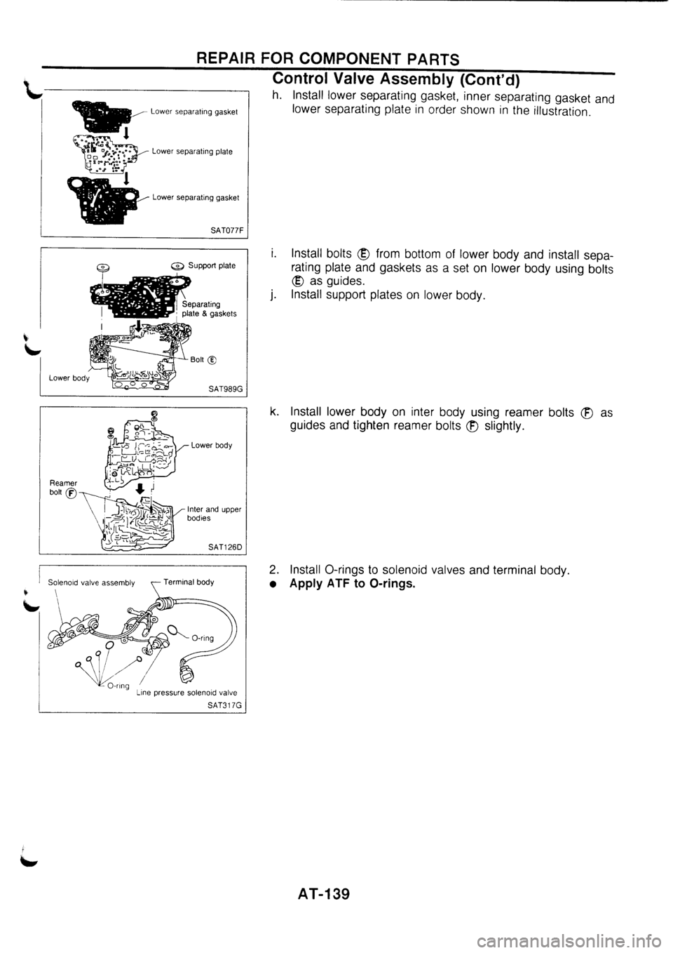 NISSAN PRIMERA 1998  Service Repair Manual 