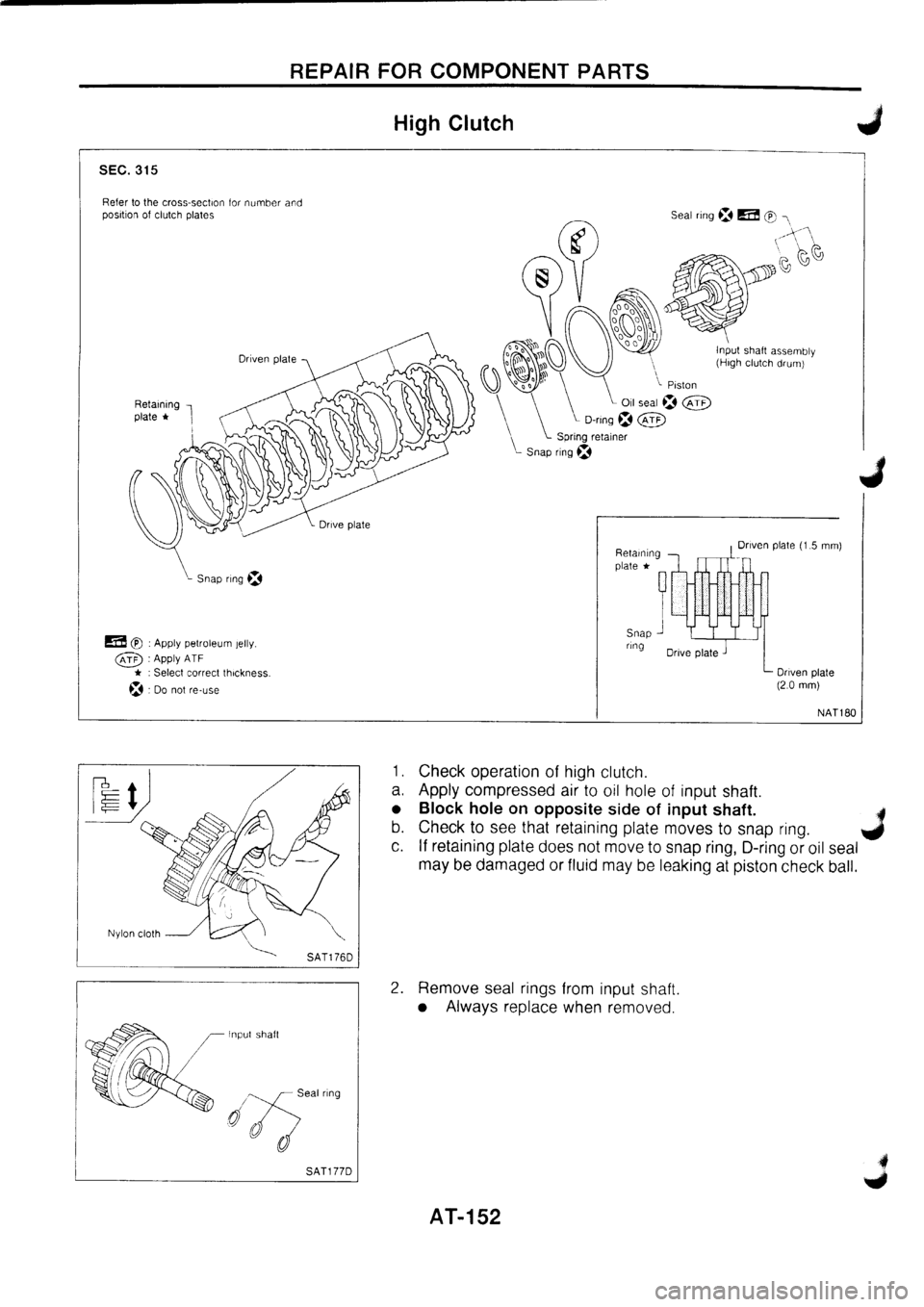 NISSAN PRIMERA 1998  Service Repair Manual 