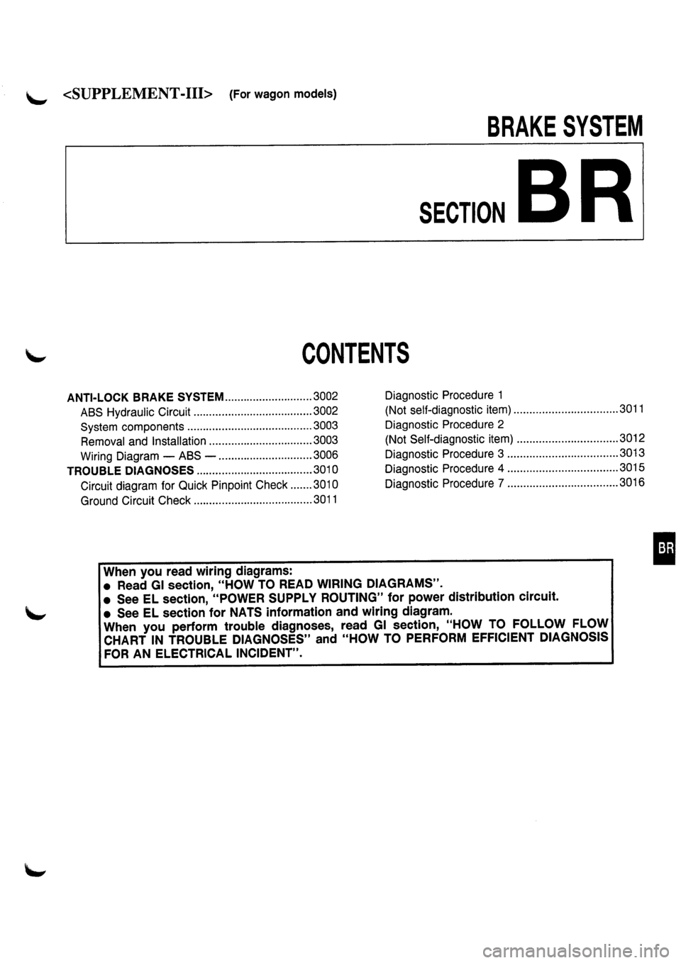 NISSAN PRIMERA 1998  Service Repair Manual 