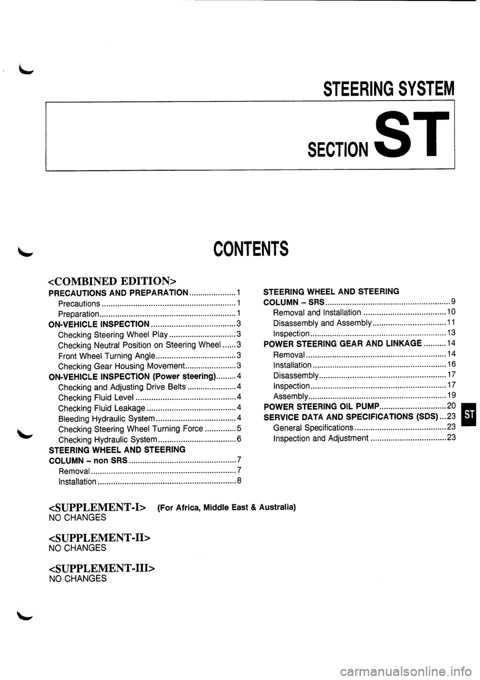 NISSAN PRIMERA 1998 Service Repair Manual NISSAN PRIMERA 1998 Service Repair Manual