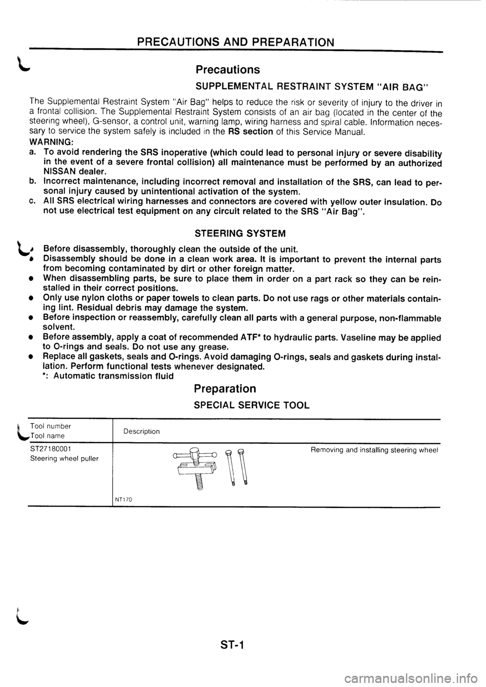 NISSAN PRIMERA 1998 Service Repair Manual NISSAN PRIMERA 1998 Service Repair Manual