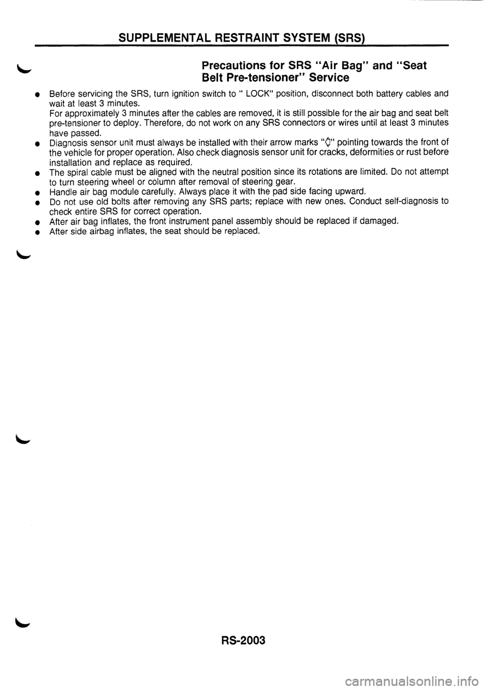 NISSAN PRIMERA 1998 Service Repair Manual NISSAN PRIMERA 1998 Service Repair Manual