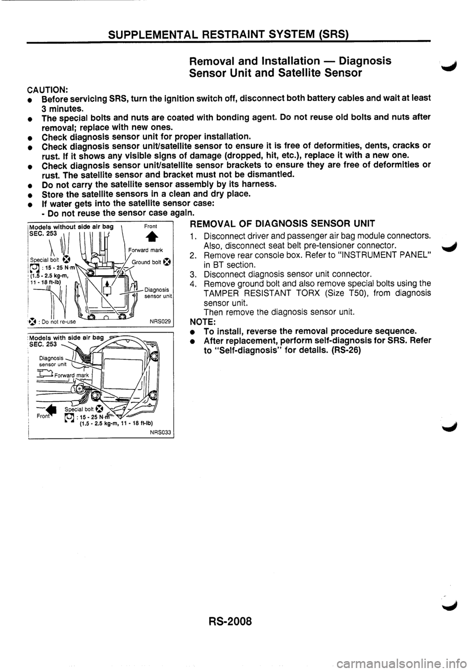NISSAN PRIMERA 1998 Service Repair Manual NISSAN PRIMERA 1998 Service Repair Manual
