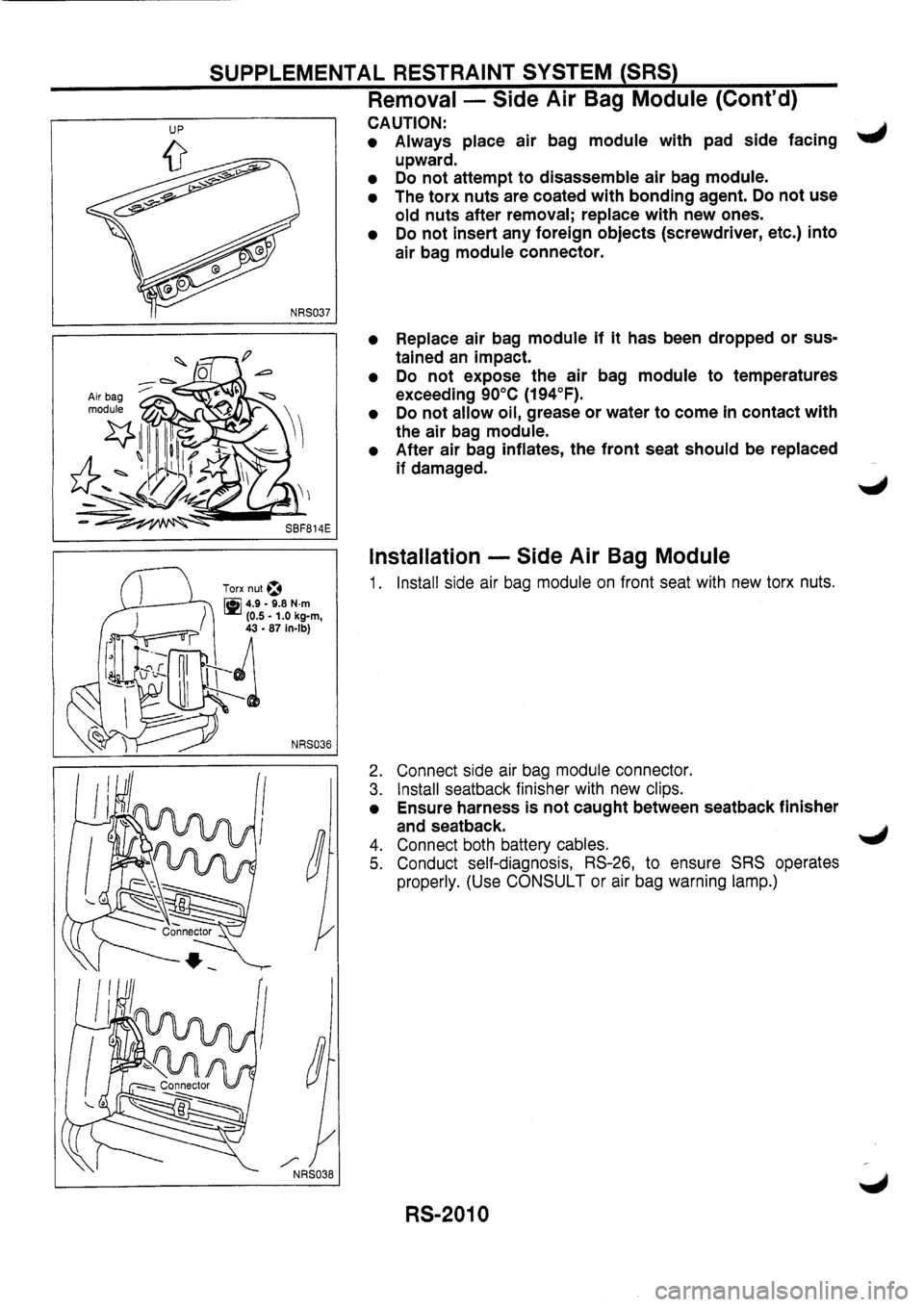 NISSAN PRIMERA 1998 Service Repair Manual NISSAN PRIMERA 1998 Service Repair Manual