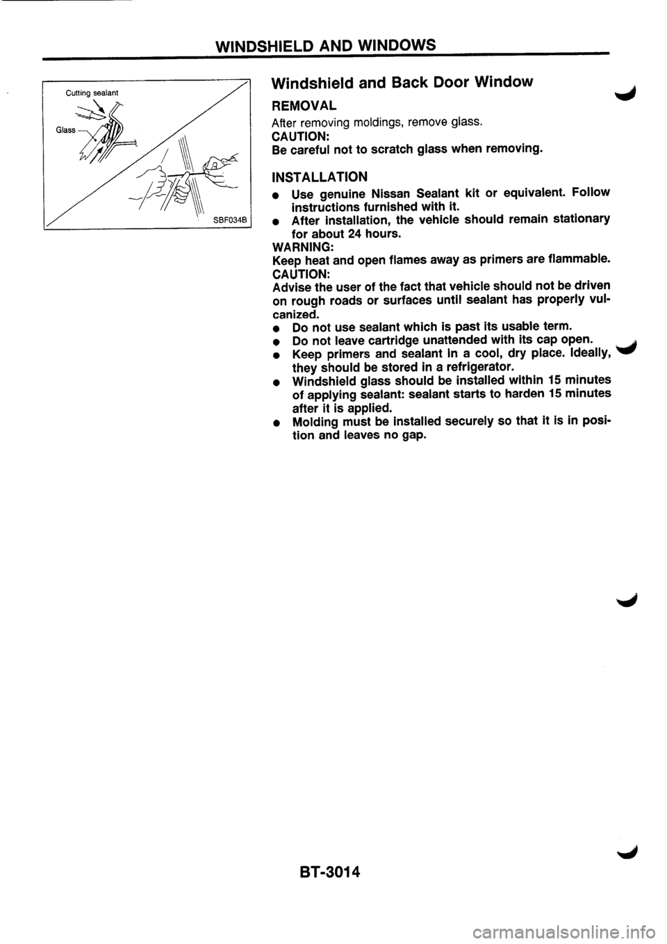 NISSAN PRIMERA 1998  Service Repair Manual 