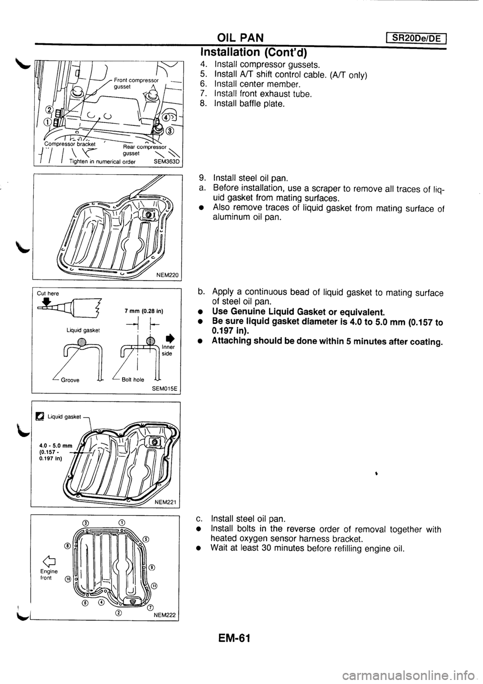 NISSAN PRIMERA 1998 Service Repair Manual NISSAN PRIMERA 1998 Service Repair Manual