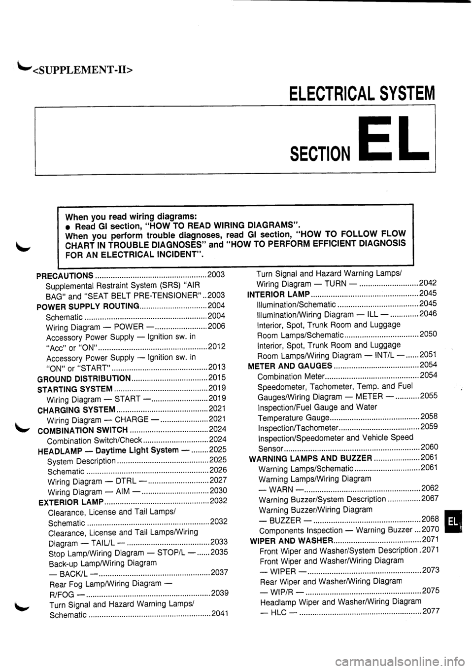 NISSAN PRIMERA 1998  Service Repair Manual 