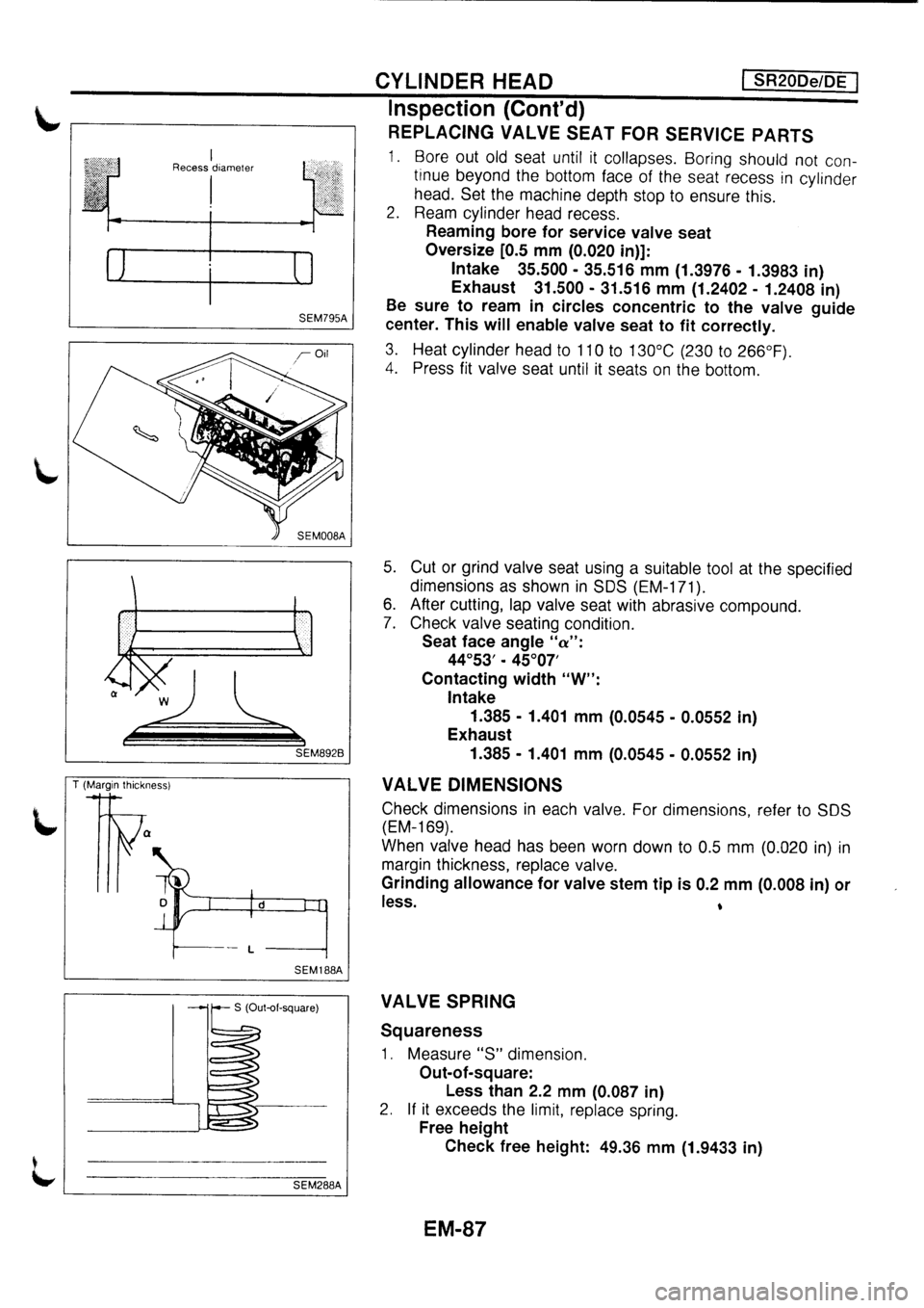 NISSAN PRIMERA 1998 Service Repair Manual NISSAN PRIMERA 1998 Service Repair Manual