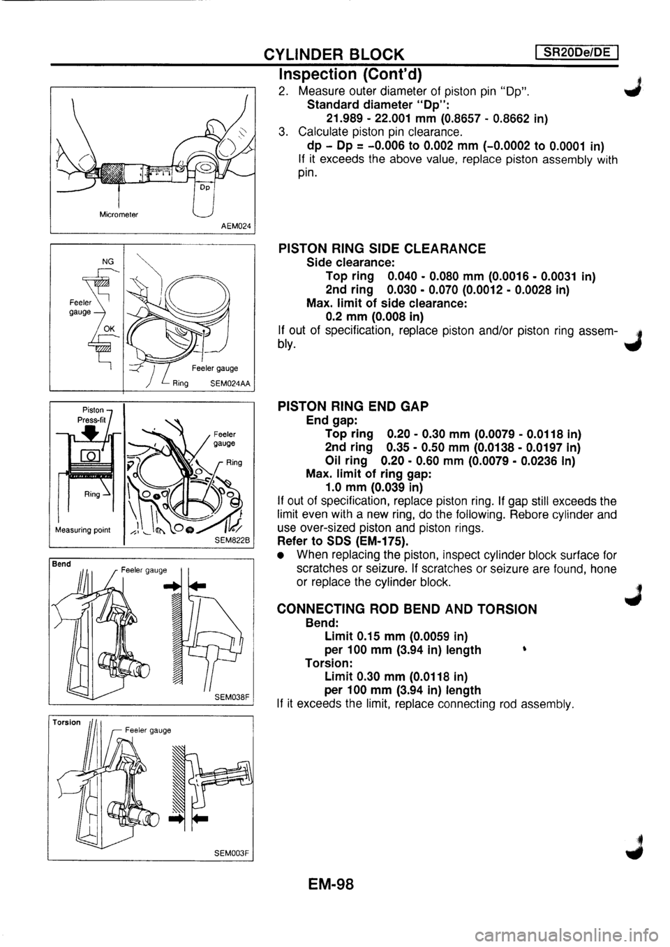 NISSAN PRIMERA 1998 Service Repair Manual NISSAN PRIMERA 1998 Service Repair Manual