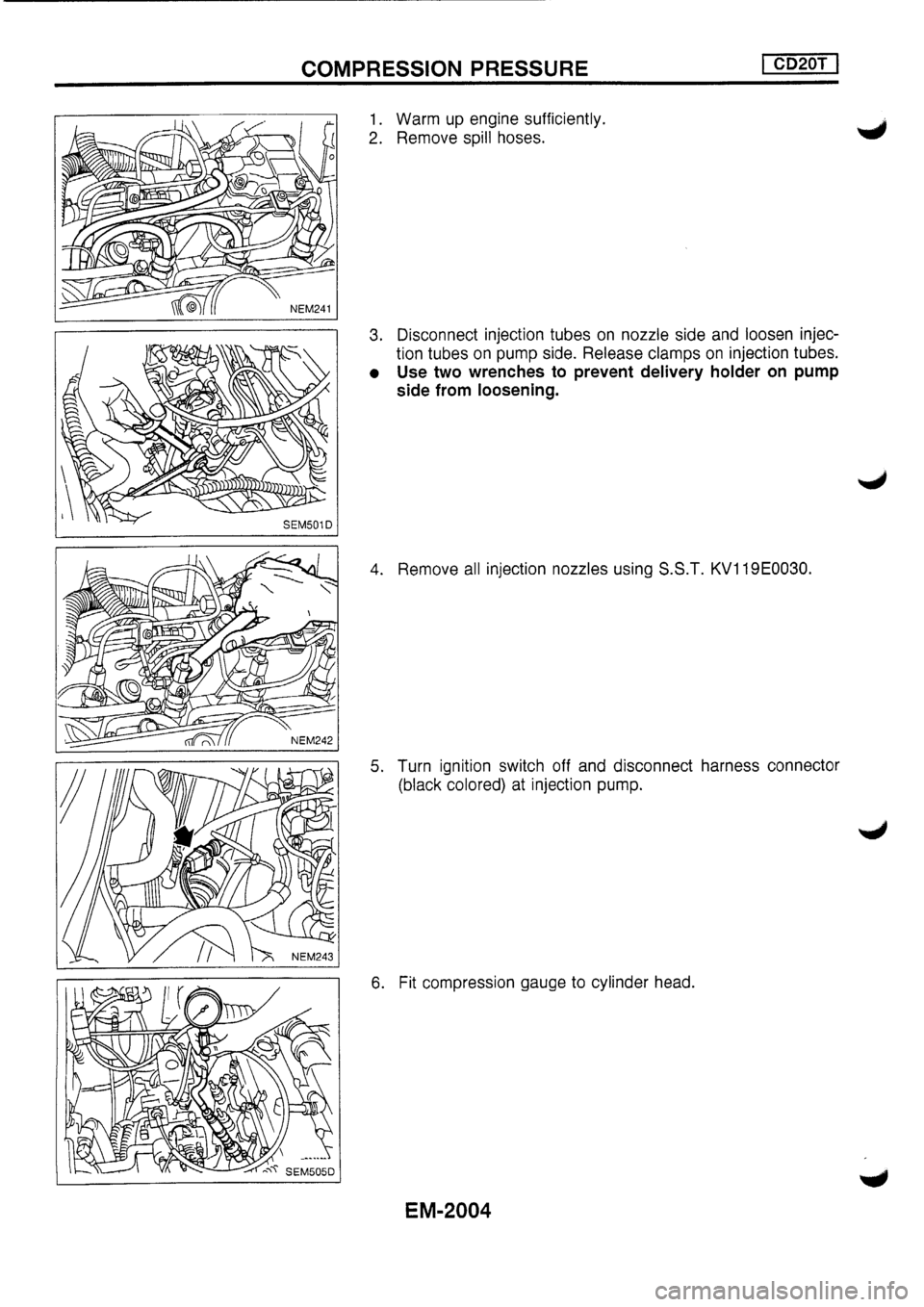 NISSAN PRIMERA 1998  Service Repair Manual 