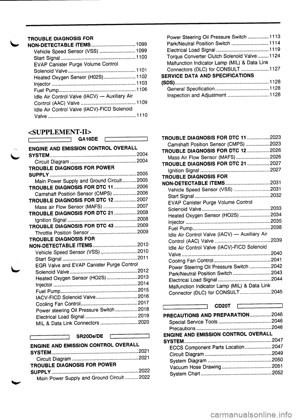 NISSAN PRIMERA 1998 Service Repair Manual NISSAN PRIMERA 1998 Service Repair Manual