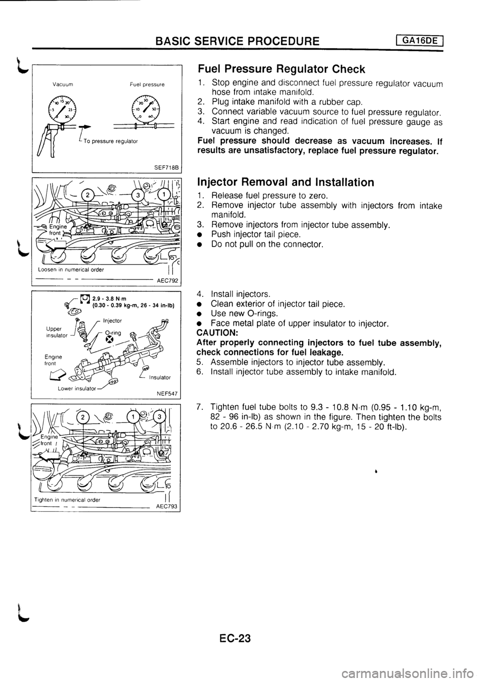 NISSAN PRIMERA 1998  Service Repair Manual 
