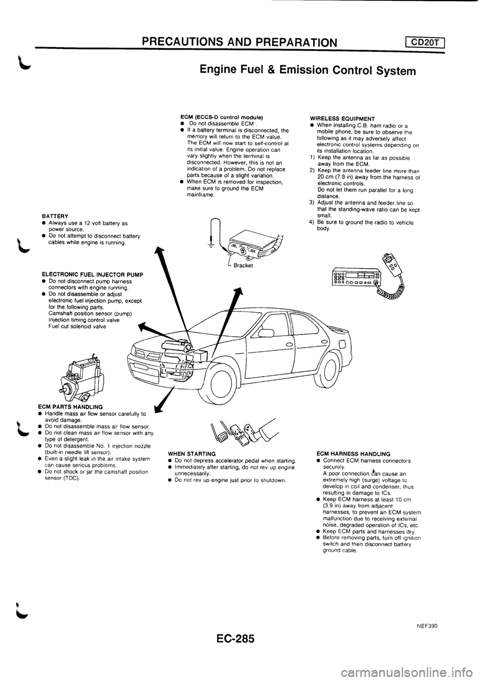 NISSAN PRIMERA 1998  Service Repair Manual 