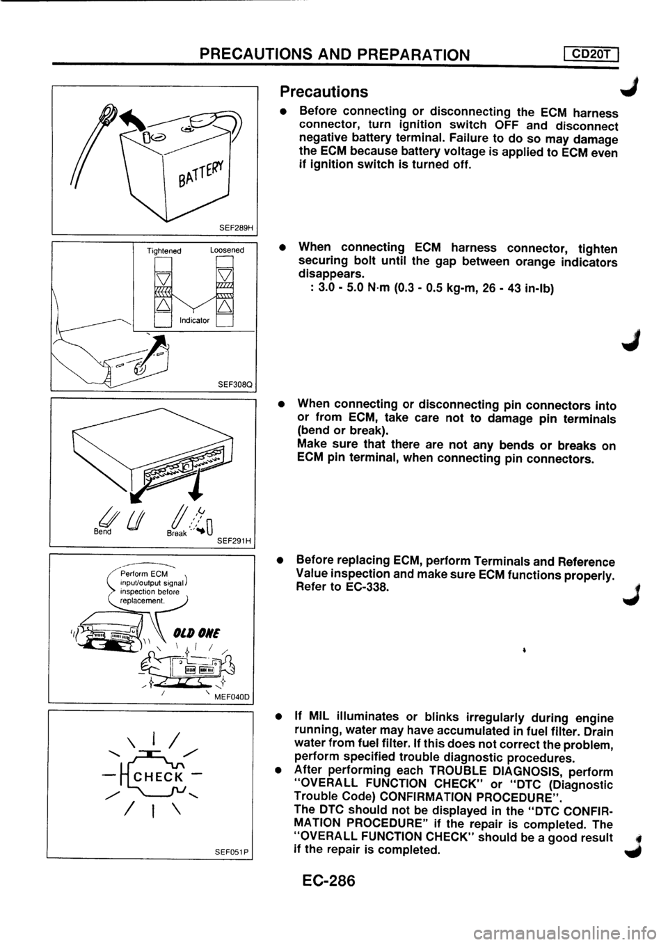 NISSAN PRIMERA 1998  Service Repair Manual 
