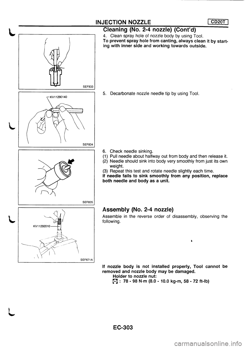 NISSAN PRIMERA 1998  Service Repair Manual 