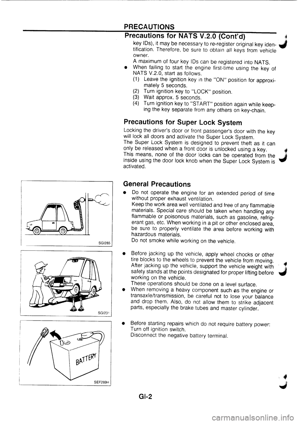 NISSAN PRIMERA 1998 Service Repair Manual NISSAN PRIMERA 1998 Service Repair Manual