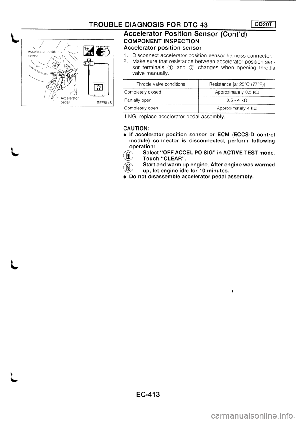 NISSAN PRIMERA 1998  Service Repair Manual 