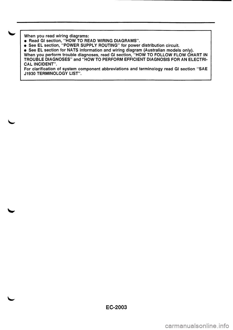 NISSAN PRIMERA 1998  Service Repair Manual 