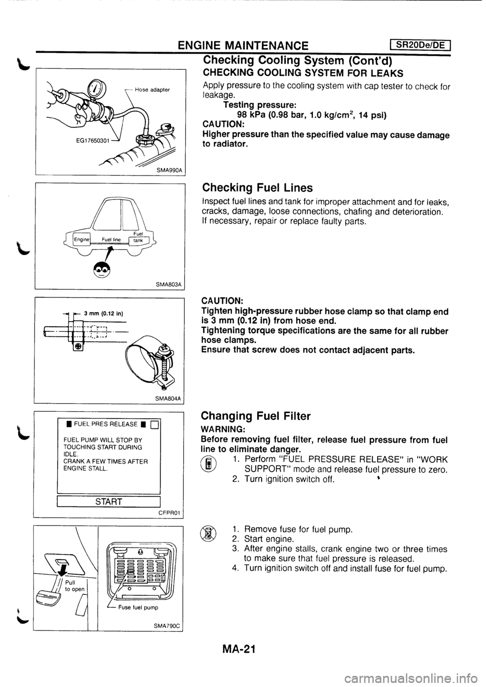 NISSAN PRIMERA 1998 Service Manual Online NISSAN PRIMERA 1998 Service Manual Online