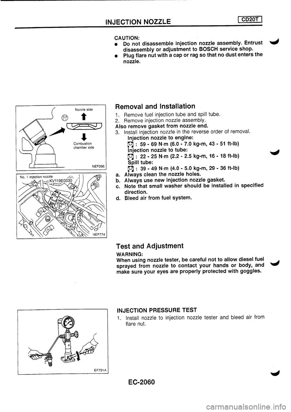 NISSAN PRIMERA 1998  Service Repair Manual 