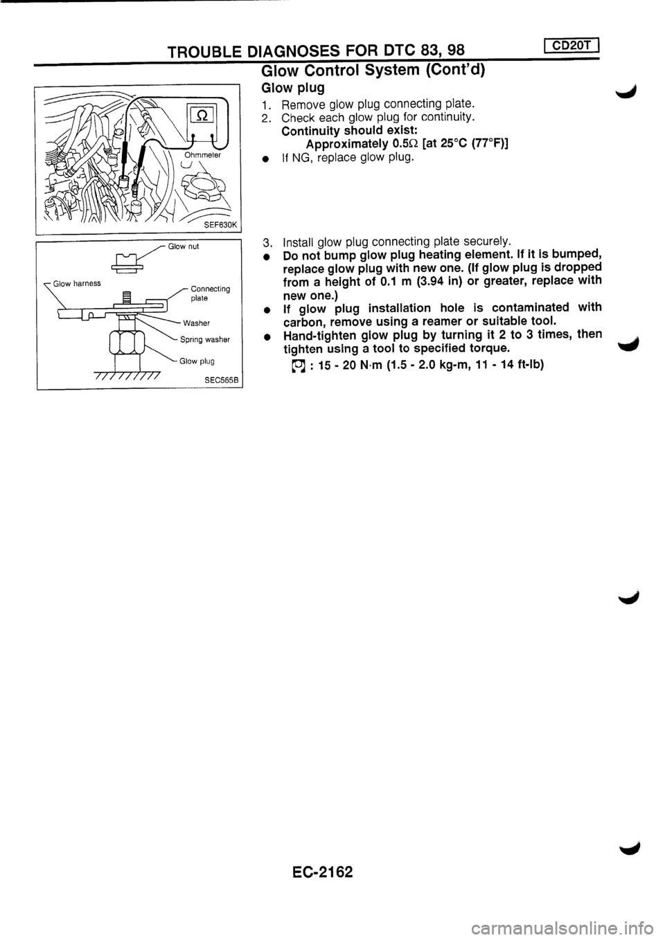NISSAN PRIMERA 1998 Service Repair Manual NISSAN PRIMERA 1998 Service Repair Manual