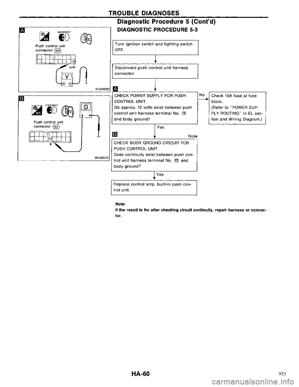 NISSAN PRIMERA 1996  Service Repair Manual 953 