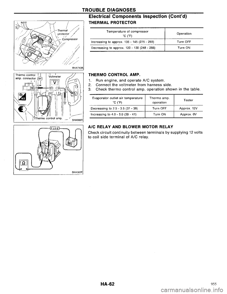 NISSAN PRIMERA 1996  Service Repair Manual 955 