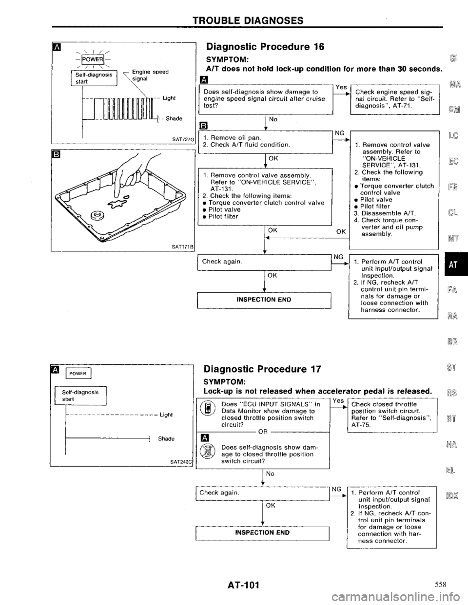 NISSAN PRIMERA 1996  Service Repair Manual 558 