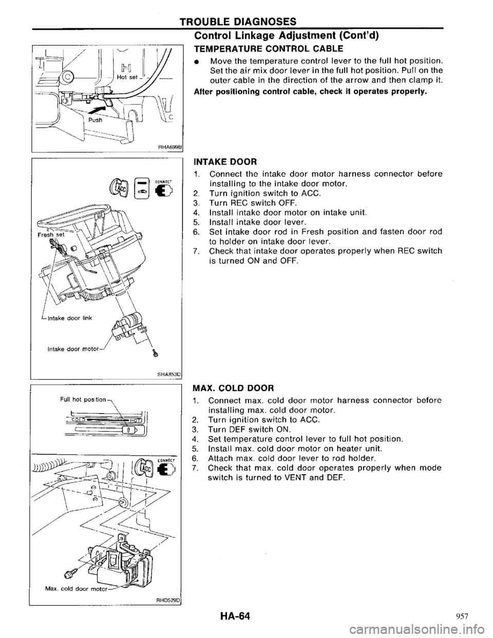 NISSAN PRIMERA 1996  Service Repair Manual 957 