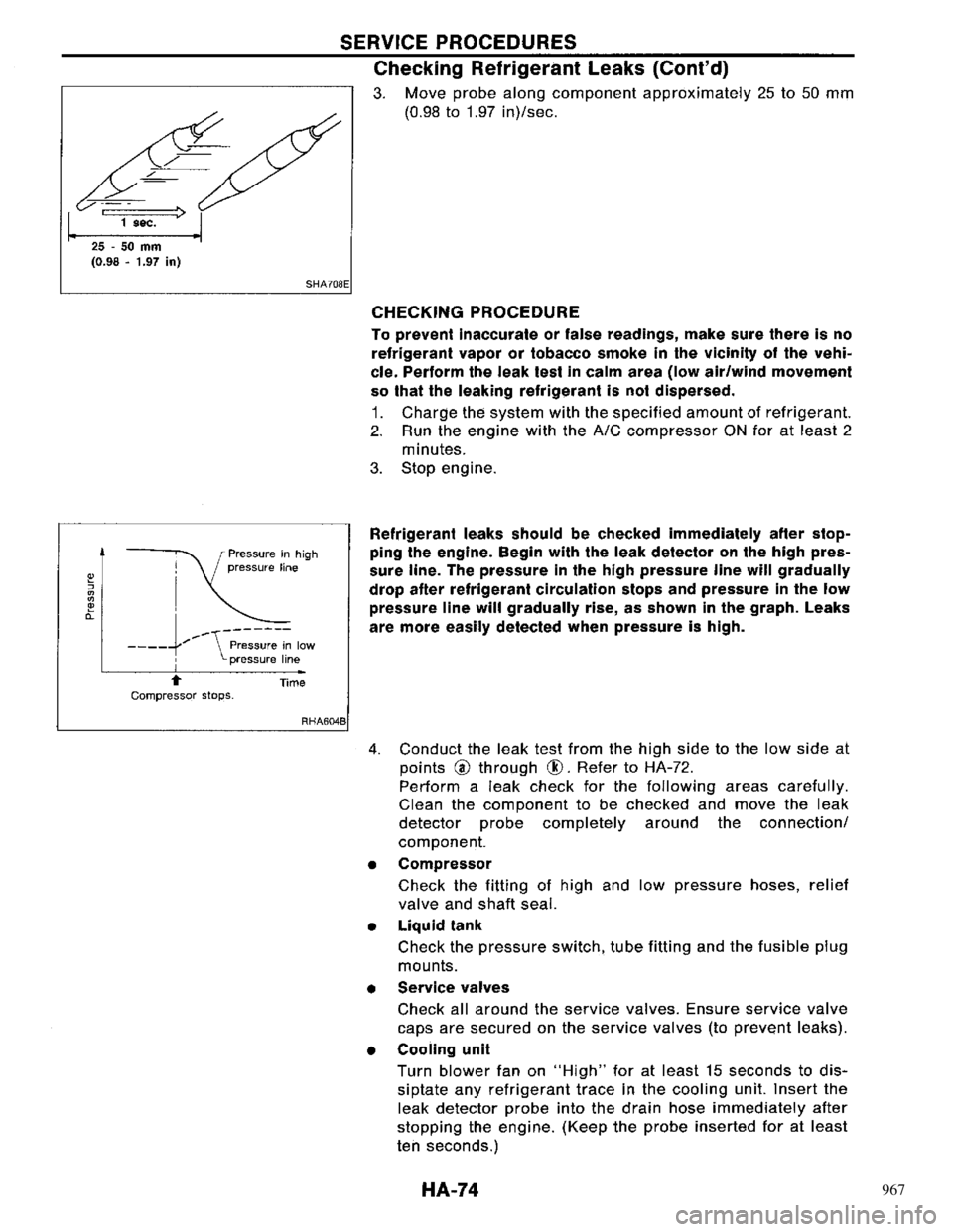 NISSAN PRIMERA 1996  Service Repair Manual 967 