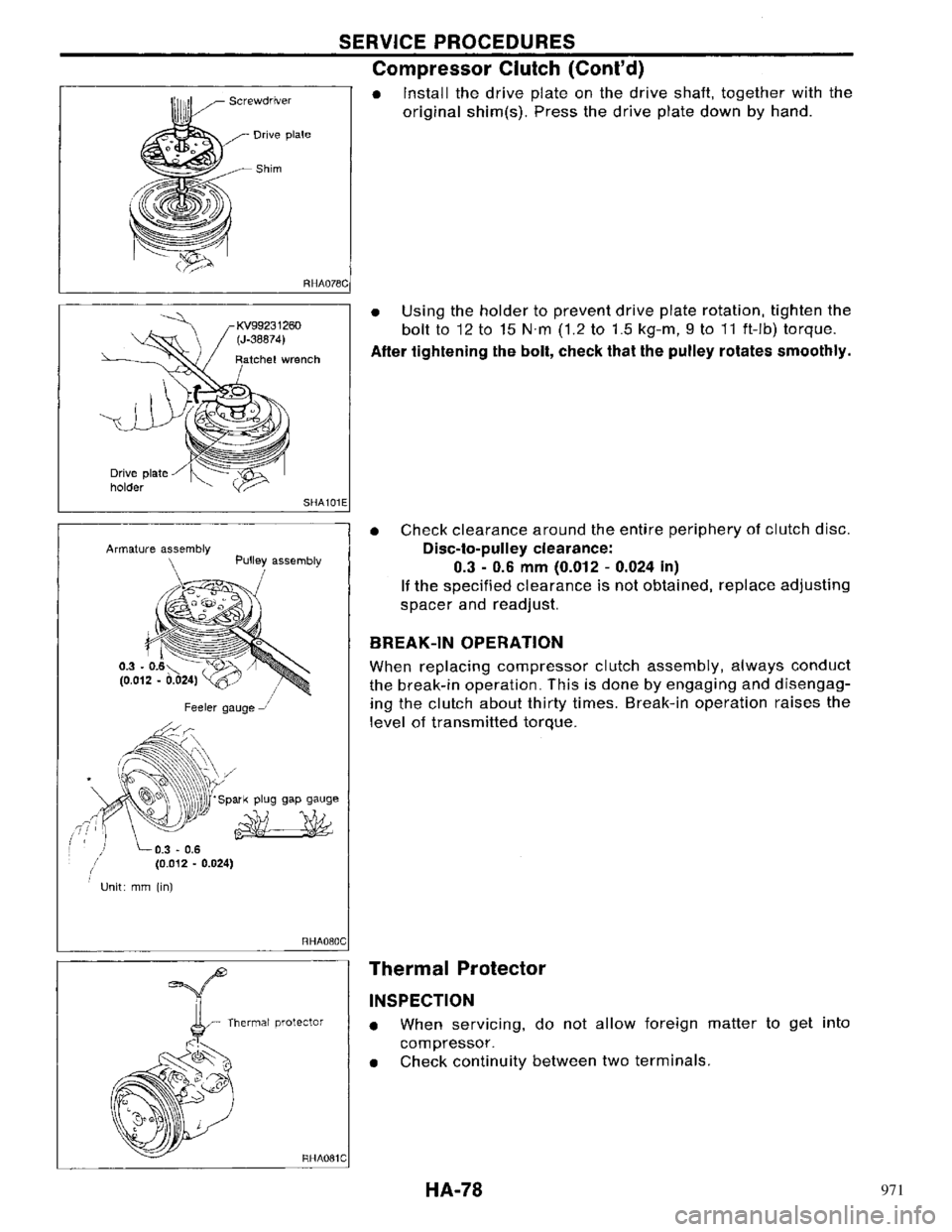NISSAN PRIMERA 1996  Service Repair Manual 971 