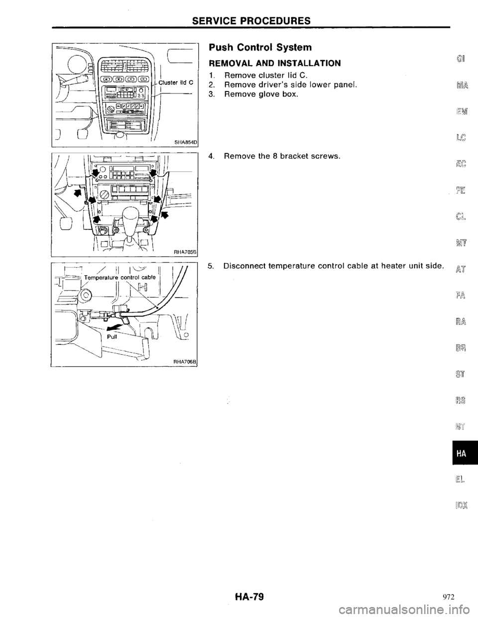 NISSAN PRIMERA 1996  Service Repair Manual 972 
