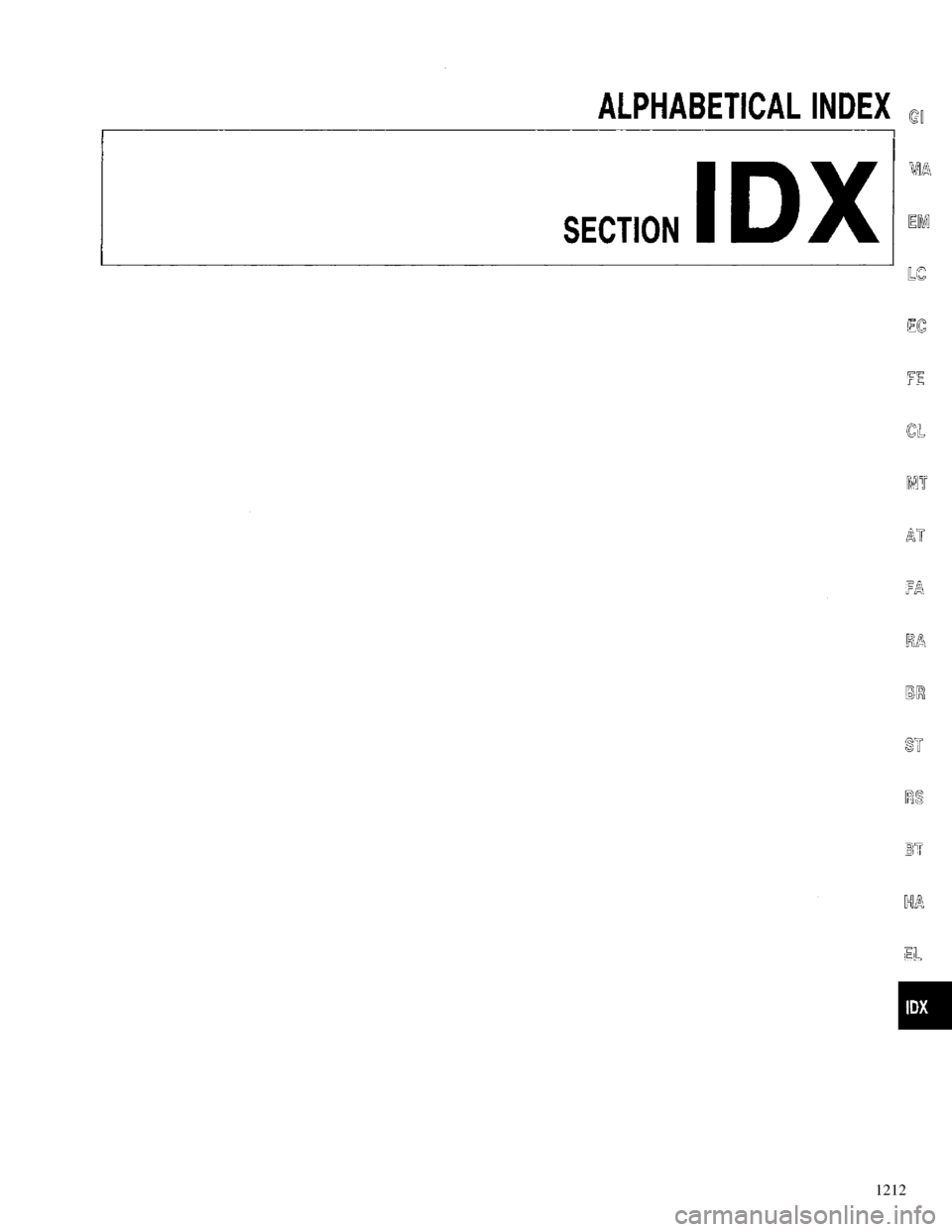 NISSAN PRIMERA 1996 Service Repair Manual 1212 NISSAN PRIMERA 1996 Service Repair Manual 1212