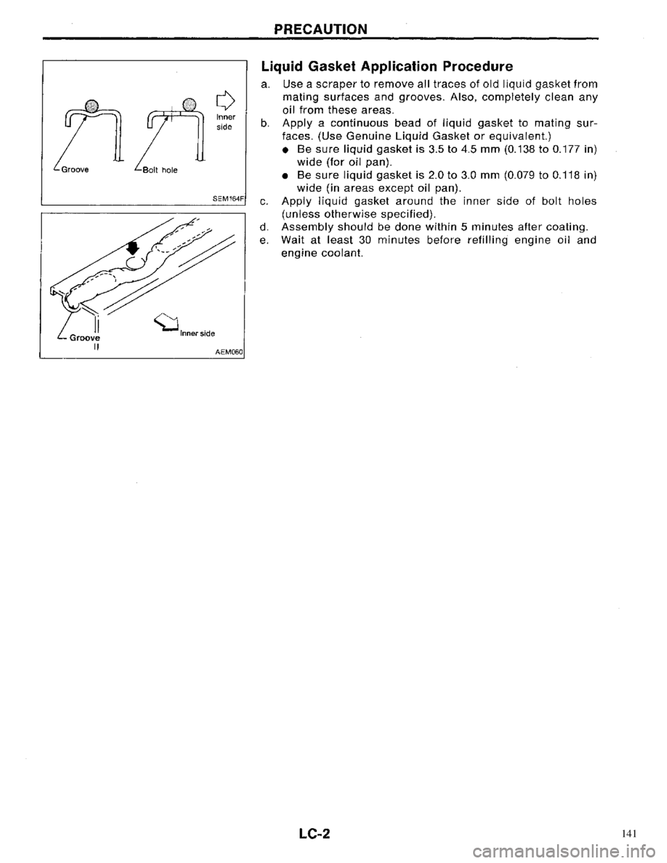 NISSAN PRIMERA 1996 Service Repair Manual 141 NISSAN PRIMERA 1996 Service Repair Manual 141