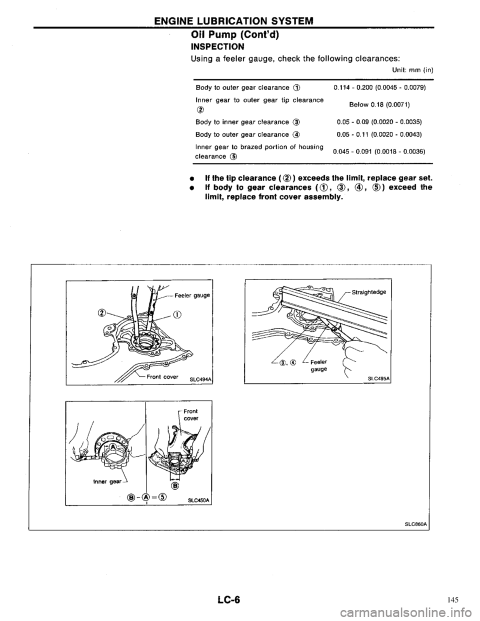 NISSAN PRIMERA 1996 Service Repair Manual 145 NISSAN PRIMERA 1996 Service Repair Manual 145