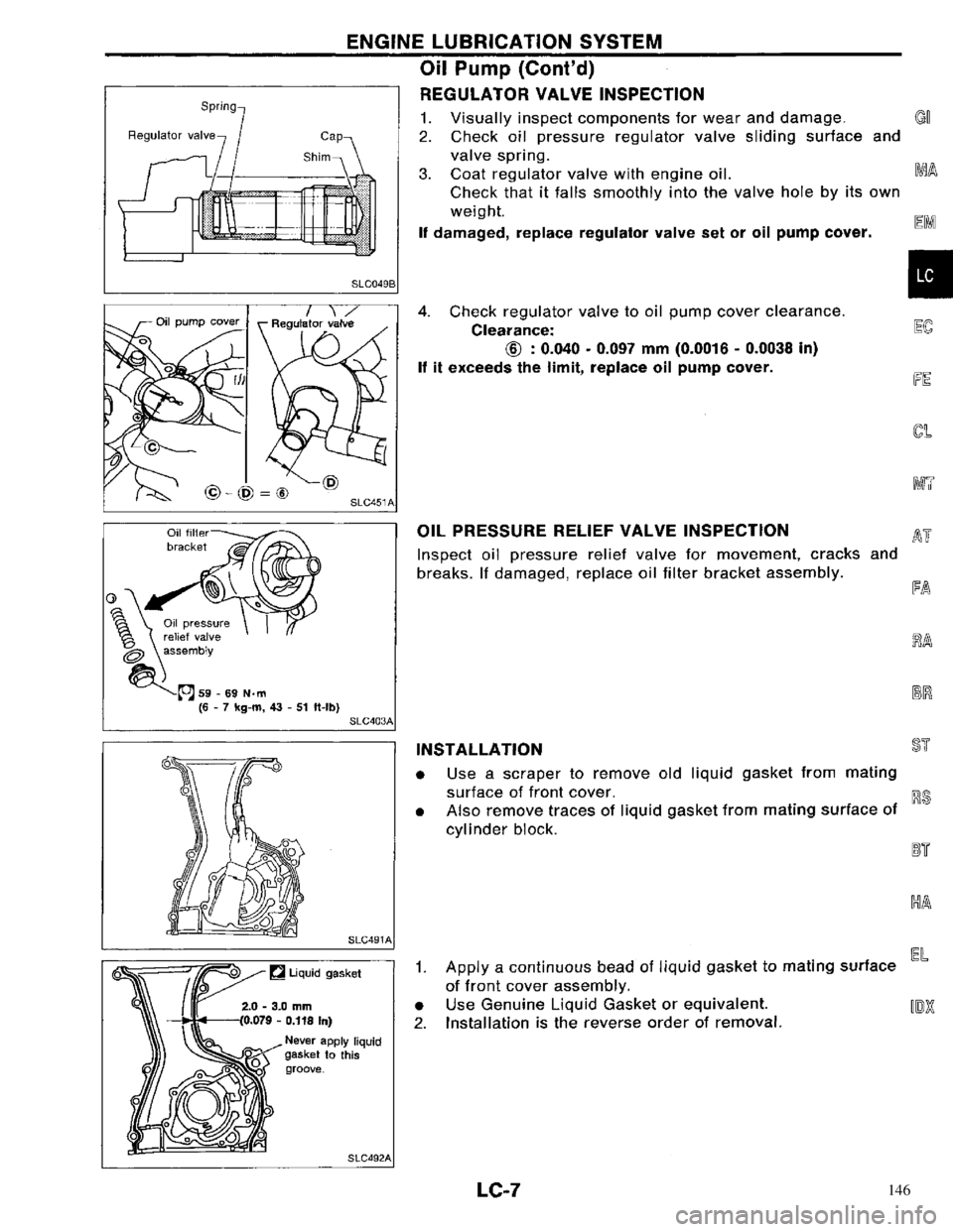 NISSAN PRIMERA 1996 Service Repair Manual 146 NISSAN PRIMERA 1996 Service Repair Manual 146