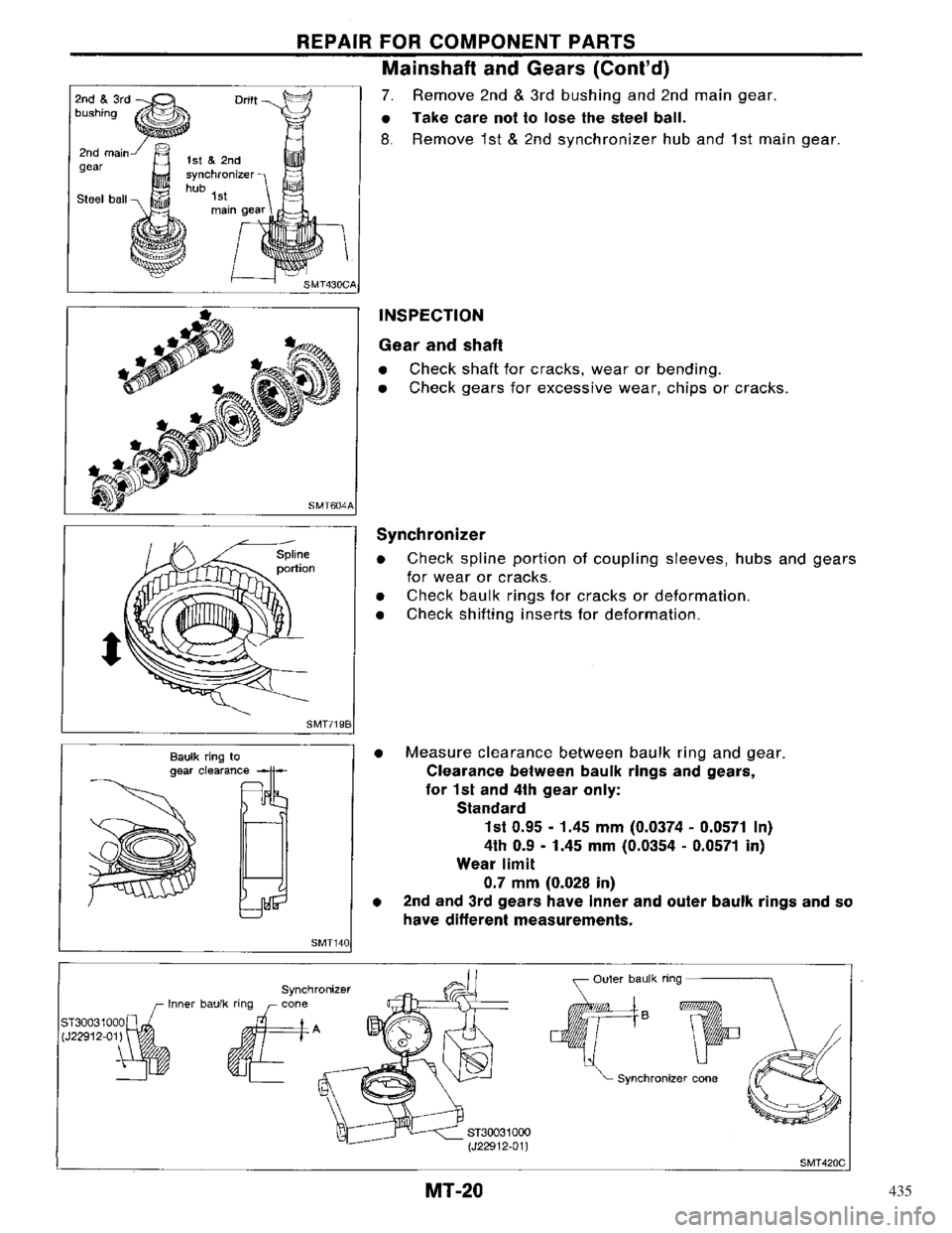 NISSAN PRIMERA 1996 Service Repair Manual 435 NISSAN PRIMERA 1996 Service Repair Manual 435