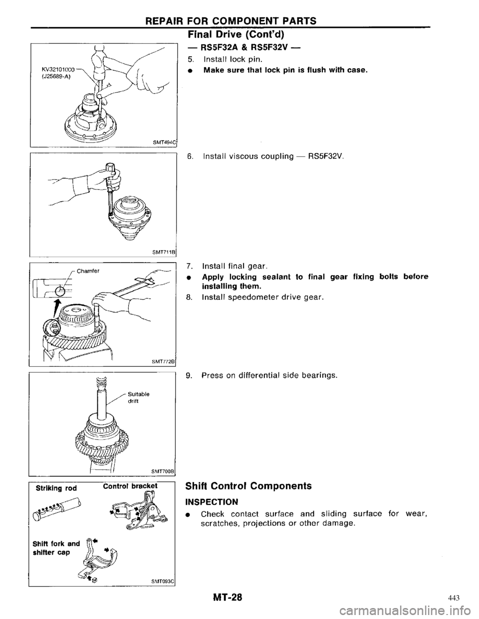 NISSAN PRIMERA 1996 Service Repair Manual 443 NISSAN PRIMERA 1996 Service Repair Manual 443