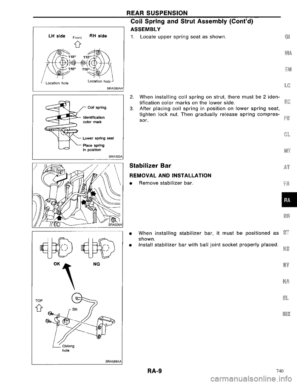 NISSAN PRIMERA 1996 Service Repair Manual 740 NISSAN PRIMERA 1996 Service Repair Manual 740