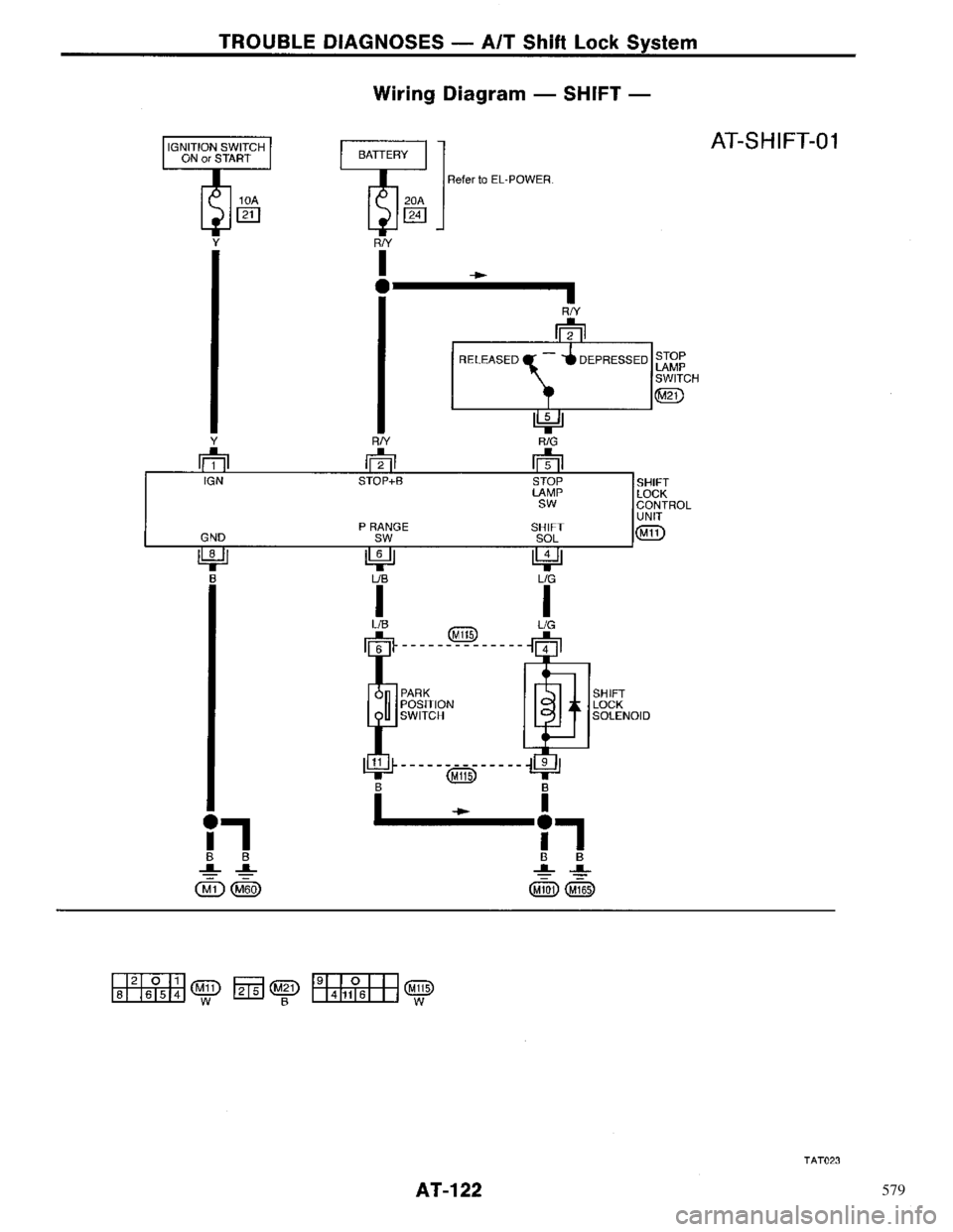 NISSAN PRIMERA 1996  Service Repair Manual 579 