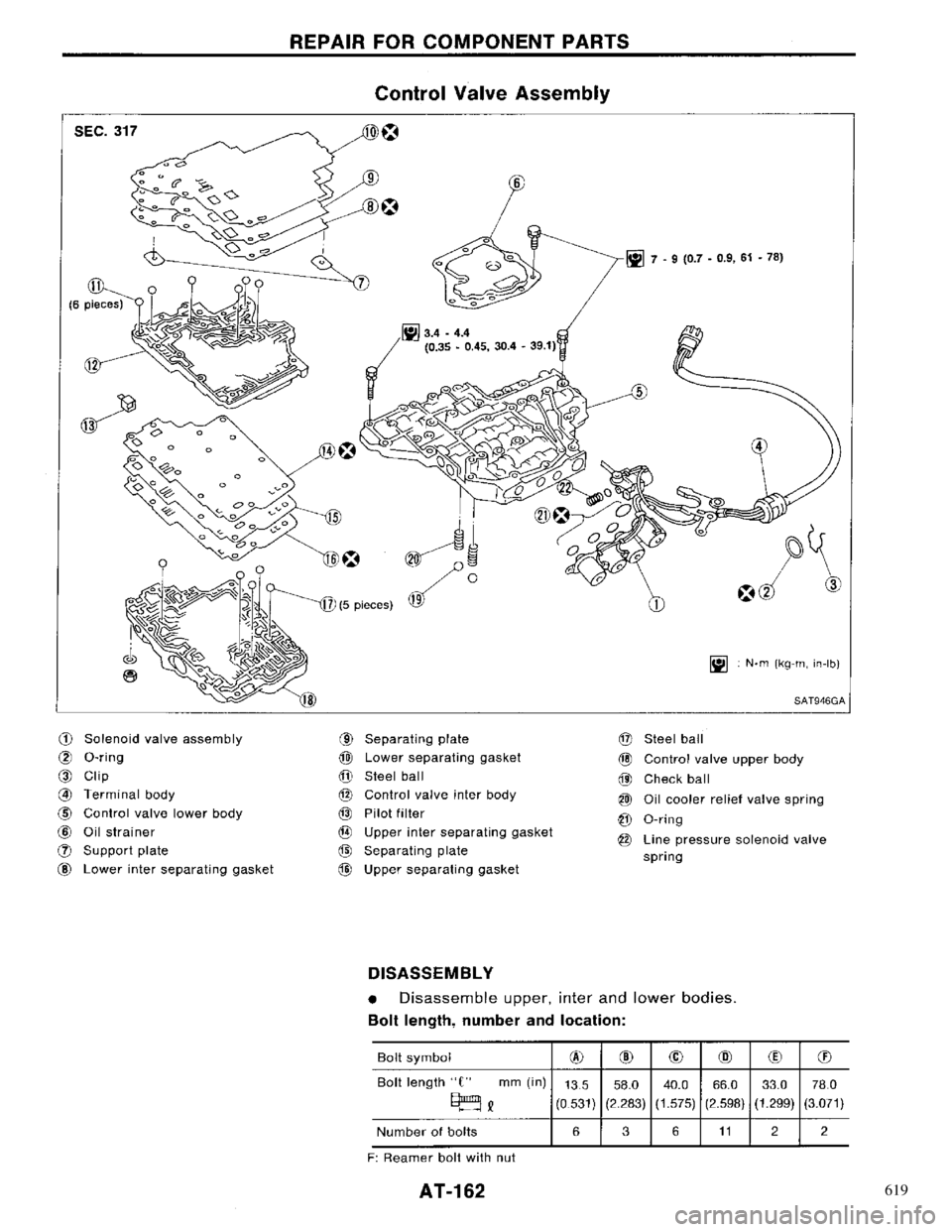 NISSAN PRIMERA 1996  Service Repair Manual 619 