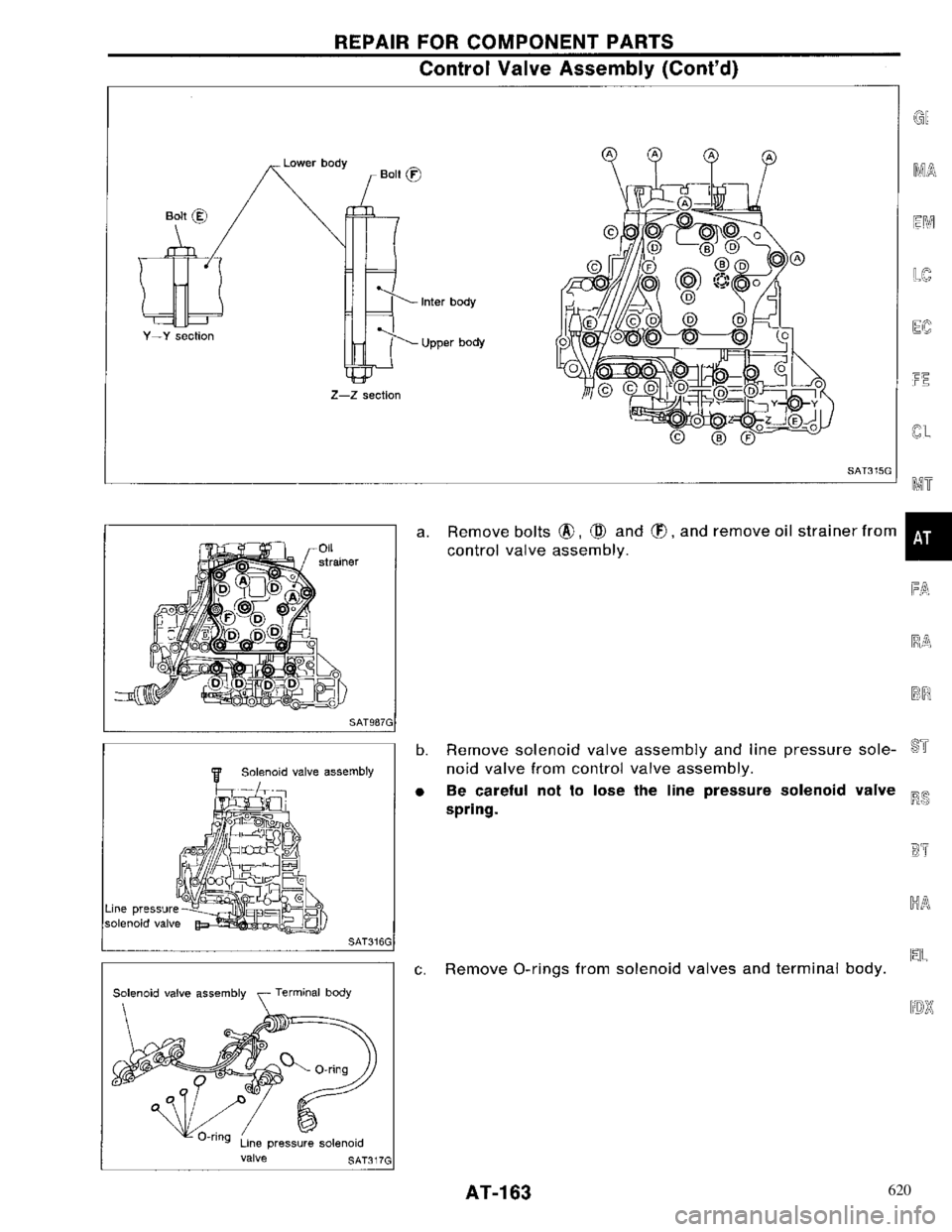 NISSAN PRIMERA 1996  Service Repair Manual 620 