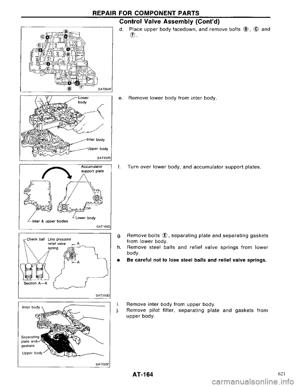 NISSAN PRIMERA 1996  Service Repair Manual 621 