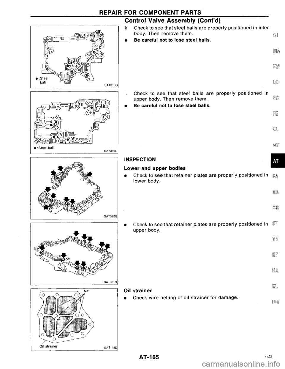 NISSAN PRIMERA 1996  Service Repair Manual 622 