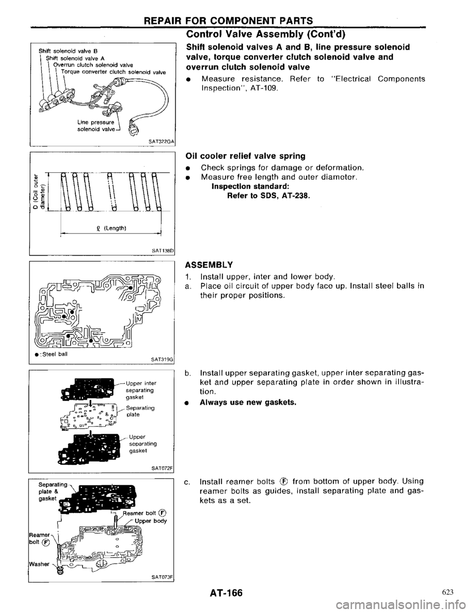NISSAN PRIMERA 1996  Service Repair Manual 623 