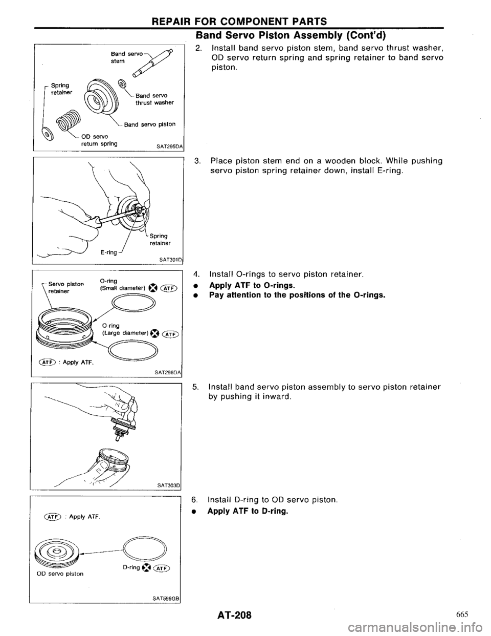 NISSAN PRIMERA 1996 Service Repair Manual 665 NISSAN PRIMERA 1996 Service Repair Manual 665