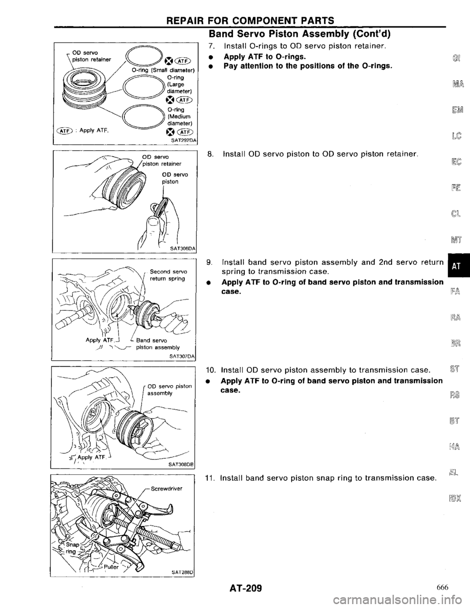 NISSAN PRIMERA 1996 Service Repair Manual 666 NISSAN PRIMERA 1996 Service Repair Manual 666