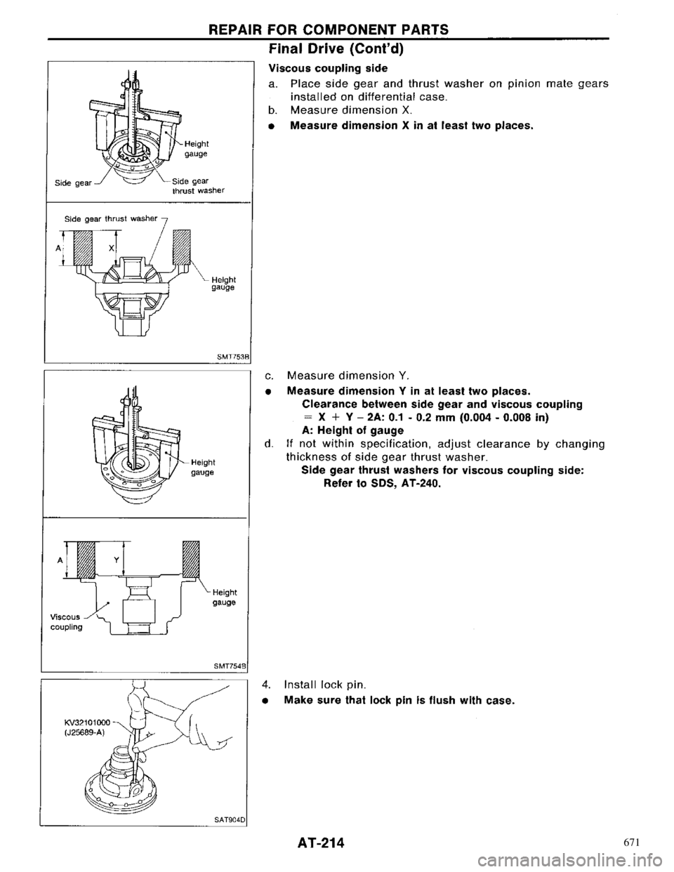 NISSAN PRIMERA 1996 Service Repair Manual 671 NISSAN PRIMERA 1996 Service Repair Manual 671