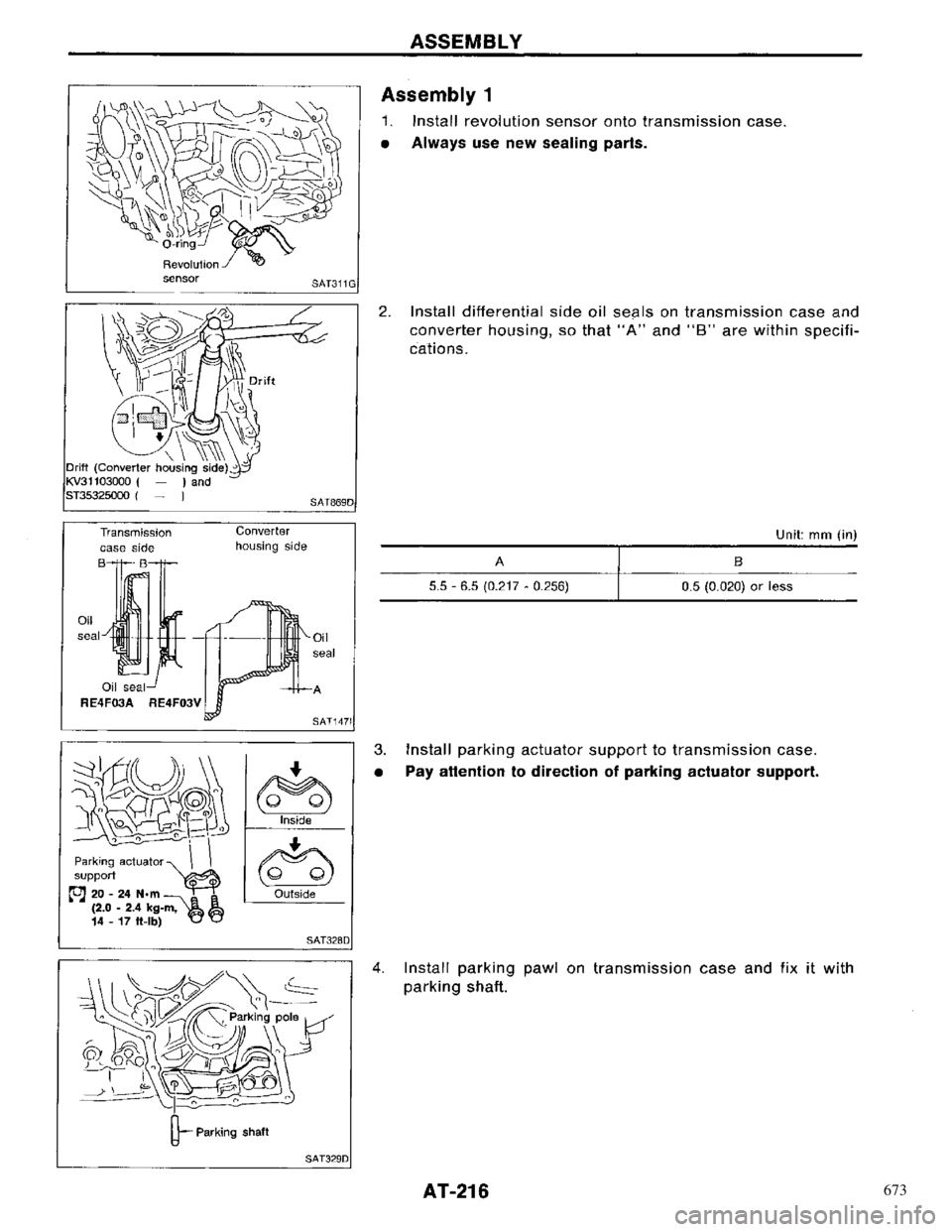 NISSAN PRIMERA 1996 Service Repair Manual 673 NISSAN PRIMERA 1996 Service Repair Manual 673