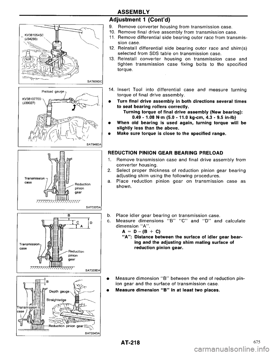 NISSAN PRIMERA 1996 Service Repair Manual 675 NISSAN PRIMERA 1996 Service Repair Manual 675
